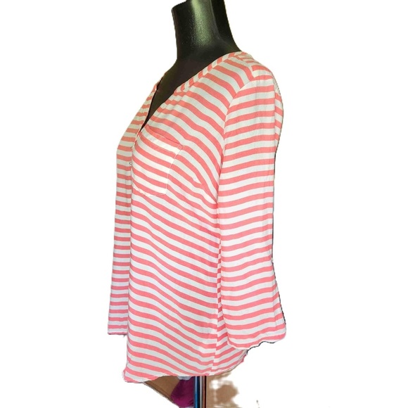 Motherhood Maternity Striped Long Sleeve Blouse Size Small - Picture 7 of 10